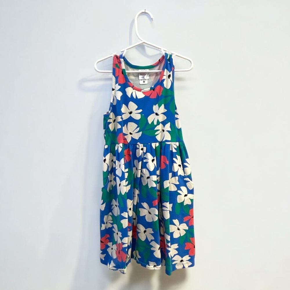 Hanna Andersson floral sleeveless dress - US 6-7